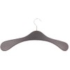 Wooden Coat Hangers Made of Beech Wood, Pack of 5,