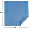 Men's Pure Cotton Handkerchiefs with Hem, Bulk Set Hankies -