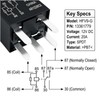 13361779 HFV9-G 12-Z-R(454) Relay (2-Pack) 5-Pin SPDT 12VDC 30A/20A