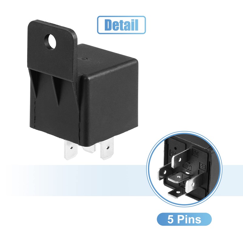 A ABSOPRO Car Relay 5 Pins 12V 40Amp SPST Model