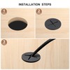 sourcing map Cable Hole Cover, 6Pcs 25mm/1 Inch Rubber Desk