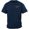 Flag Shirt tee Shirts Striped Bass Tshirt - Navy -