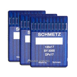 SHARP SEWING SUPPLIES 30 SCHMETZ 135X17 #16 SEWING MACHINE NEEDLES fits SAILRITE BIG-N-TALL