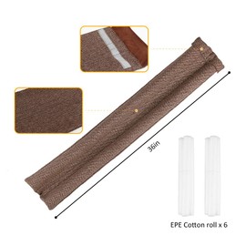 VISEMAN 36 Inch Under Door Stopper-Door Noise Blocker, Double Sided Door Stopper, Machine-Washable