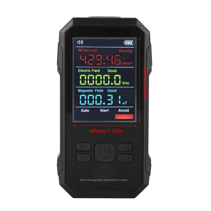 Electromagnetic Radiation Detector Professional Handheld Digital Radiation Detector with LCD