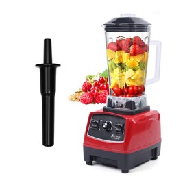 Heavy Duty Household Grade Smoothie Juicer,Adjustable Speed Countertop Smoothie Mixer,Low Noise Self-cleaning Blender 24000-26000rpm 2L/68oz (Red)