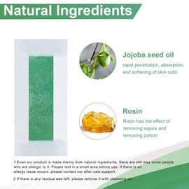 PSM100 Hair Removal Ready to Use Cold Waxing Strip Eyebrows Face Upper Lip Chin Facial Wax Strips for Girl's and Women's (Any Flavor) (Pack Of 20 Strips)