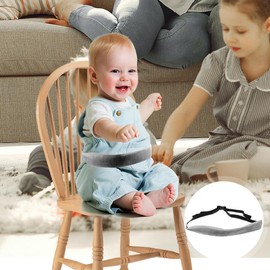 High Chair Shopping Trolley Protector Baby Dining Belt Portable Child Seat Baby Dining Room Chair Safety Belt Carrier Grey