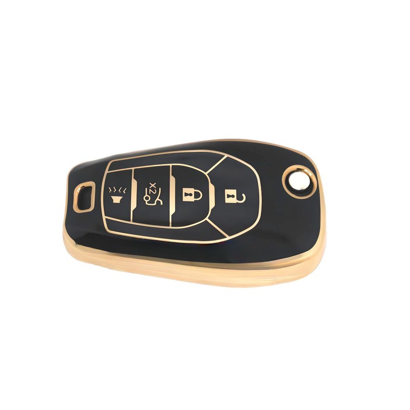 HEYEZQTY Flip 4 Button TPU Key Fob Cover Shell for