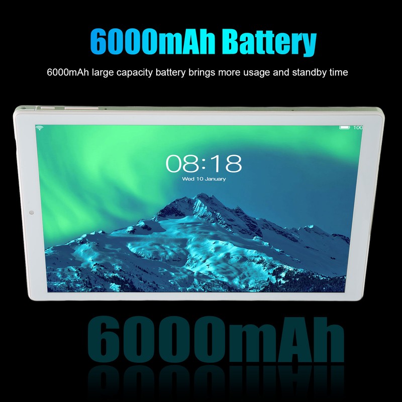 10.1in Tablet 6GB RAM 128GB ROM Front 5MP Rear 8MP