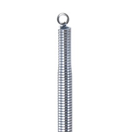 HARFINGTON PVC Spring Bender 11.8mm OD 550mm Long Zinc Plated Bending Spring Conduit PVC Spring Bender Pipe Bending Spring for PVC Pipe Bending Devices in Home Hydropower, Silver Tone