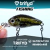 trifyd ® - Swimming Fish Trout Cranckbait 4cm Trout Box