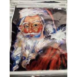 Vintage Santa Claus Canvas Poster Rolled Canvas 12" x18" - Please Read