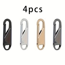5 removable replacement zippers, quick repair, easy replacement of clothing zipper pieces, repair kit zipper head replacement slider, convenient replacement of luggage, coats, clothing, shoe buckle accessories