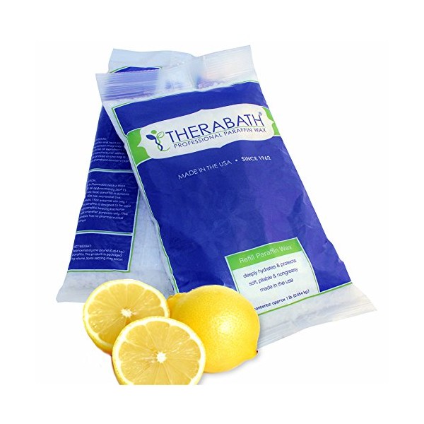 Therabath Paraffin Wax Refill - Use To Relieve Arthitis Pain and Stiff Muscles - Deeply Hydrates and Protects - 6 lbs (Fresh Squeezed Lemon)