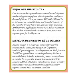 Tadin Te de Jamaica Hibiscus tea 24 bags.