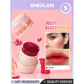 Sheglam Rubor Y Labial Textura Gelatina Frutal-tonos Tono Del Maquillaje Ahoy