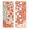 Iori Imabari Towel Face Towel, Seto (Orange), Fluffy, Durable, Long