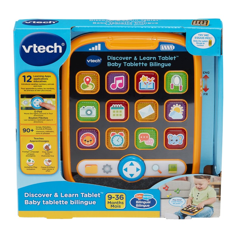 VTech Discover & Learn Tablet (Bilingual English/ French Version)