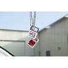 Bling Diamond Cube Car Rear View Mirror Charms, Crystal Rhinestone