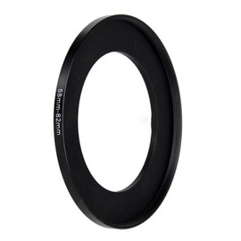 sourcing map 58mm to 82mm Camera Filter Lens, 58mm-82mm Step Up Ring Adapter 58mm Male 82mm Female Stepping Up Filter Ring for Digital DSLR SLR Camera, Black
