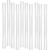 Extra Wide Milkshake Smoothie Drinking Straws (300, Clear)