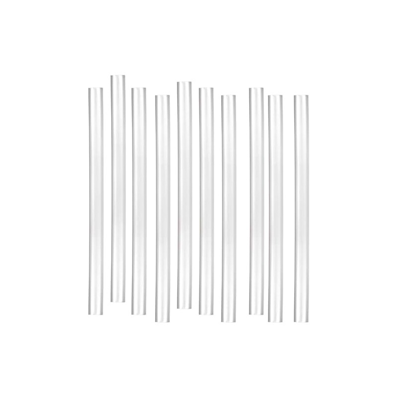 Extra Wide Milkshake Smoothie Drinking Straws (300, Clear)