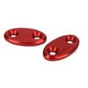 2pcs Motorcycle Rearview Mirror Base Cover Aluminum Alloy Windscreen Mirror