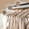 JIUBULUJIU 40 Pack Plastic Clothes Covers, 60 x 140cm Dry