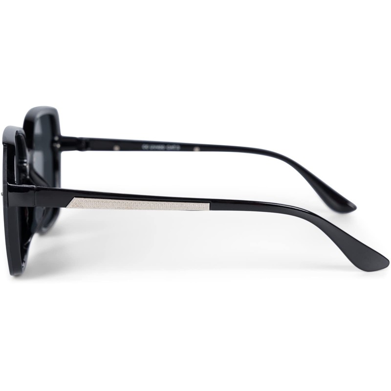 styleBREAKER 09020140 Women's Butterfly Sunglasses with Large Rectangular Polycarbonate Lenses