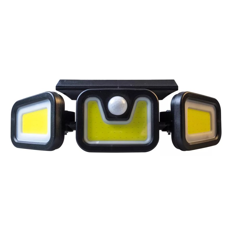 Yabely Led Lampara Solar Pared Sensor 3modos,para Jardines 180w