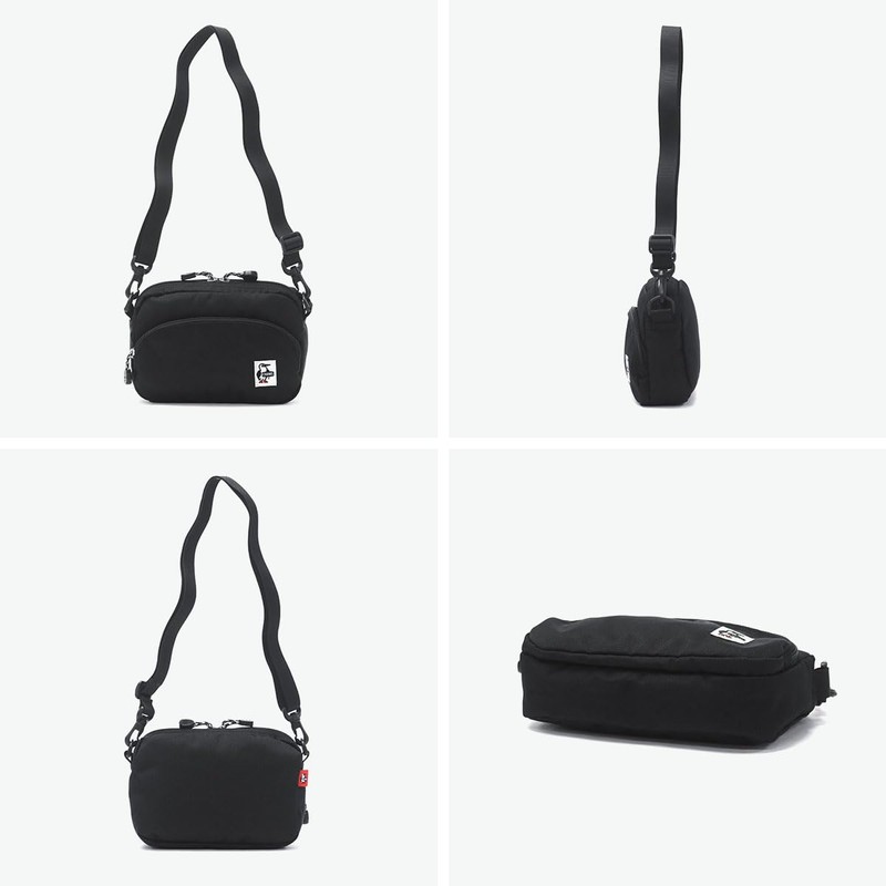 Chums Recycle Shoulder Pouch, Black