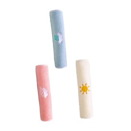 CORHAD 3Pcs Cotton Washcloths for Soft and Absorbent Towels Cute Pattern for Bathing Feeding and Daily Use