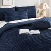 NEXHOME PRO Duvet Cover Full Size, Navy 3 Pieces Boho
