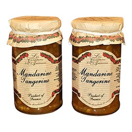 Les Confitures à la Ancienne Set of 2 Jars, Mandarine (Tangerine) French Preserves/Jam, 9.5 oz