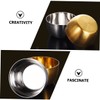 Mobestech 2pcs Stainless Steel Sauce Salad Bowl Multipurpose Kitchen Utensils