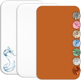 Cododo Fitted Sheet, 55 x 90 cm (2 Pieces) + 1 Mattress Protector, Waterproof, Cododo and Cododo Mattress Protector, Oeko-Tex (White/Camel, 55 x 90 cm)