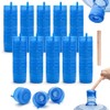 Jucoan 100 Pack Water Bottle Caps, 55mm 3&5 Gallon Non