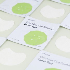 [100 Sheet Plan] 80 Q Cumber Pads + 10 Portable 2 Sheets + Case / [100매기획]큐컴버패드80매+휴대용2매입10개+케이스