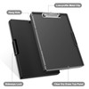 Piasoenc Clipboard with Storage, 8.5 x 11 Clip Boards with