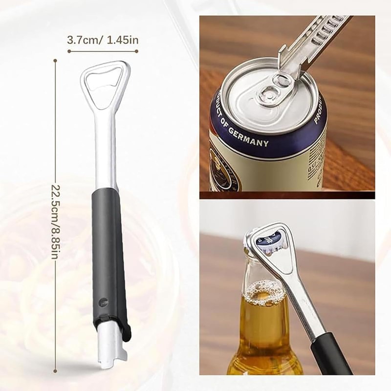 1 Pack 2 in 1 Adjustable Jar Opener for Weak