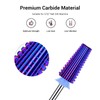 MelodySusie Professional 5 in 1 Nail Drill Bits, 3/32'' Carbide