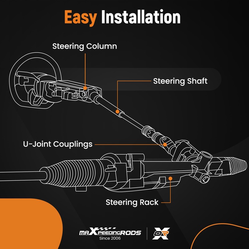 maXpeedingrods Intermediate Steering Shaft Steering Column Shaft for Toyota Avalon