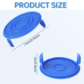 Eyoloty KST 120X Replacement Trimmer Spool Cap Compatible with Kobalt 40-Volt KST 120X-06 String Trimmer Weed Eater,KST 120X String Trimmer Cover Caps (2 Pack)