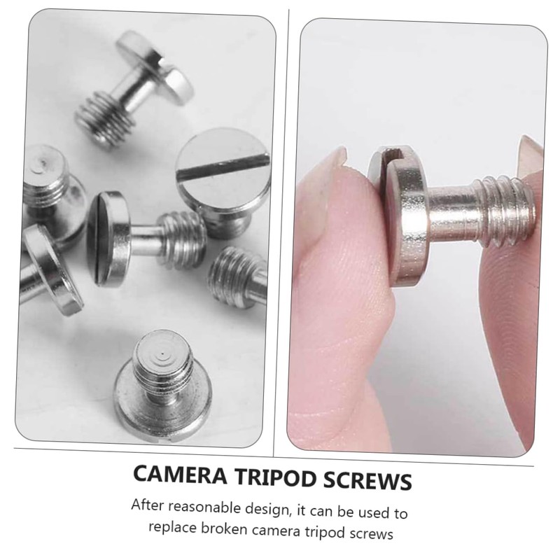 SHINEOFI 5Pcs Camera Fixing Screws Quick Release Tripod Screws for