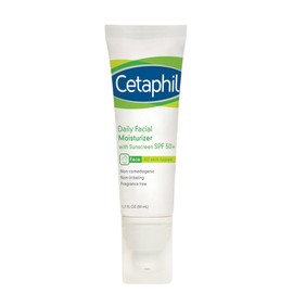 Cetaphil Daily Facial Moisturizer with Sunscreen, SPF 50+, 1.7 Fluid Ounce