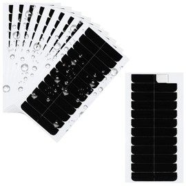 Piriuuo 120 Pcs Hair Extension Tape Tabs Double Sided Tape for Hair Extensions Tape in Extension Remover Tape in Tape Replacement Tape in Hair Extensions Human Hair Wig Tape Beauty Tools, Black