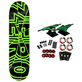 Zero Skateboard Complete Shattered Bold Green 8.5" x 32.3"