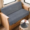 RXZHZYM rv Couch Cover —— Stretchable Fabric (Drak Gray). It