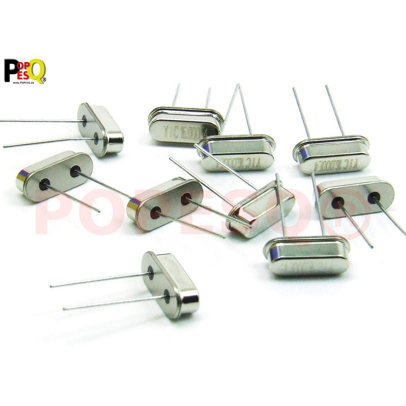 POPESQ® Pack of 10 x Quartz 16 MHz #A737